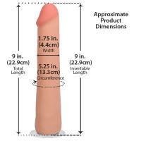 Фаллоимитатор Doc Johnson The Realistic Cock ULTRASKYN - 9 Inch Vanilla — Просмотреть изображение 5
