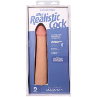 Фаллоимитатор Doc Johnson The Realistic Cock ULTRASKYN - 9 Inch Vanilla — Просмотреть изображение 10