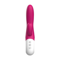 Вибратор-кролик Liebe Bend It Plus Rechargeable Cerise, гибкий, 2 мотора, 10 режимов — Просмотреть изображение 4