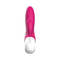 Вібратор-кролик Liebe Bend It Plus Rechargeable Cerise, гнучкий, 2 мотори, 10 режимів — Просмотреть изображение 3