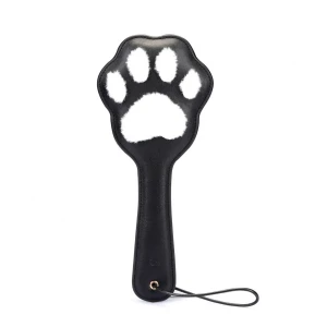 Паддл у вигляді котячої лапки Liebe Seele Round Paddle Black/White