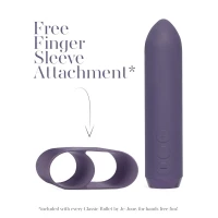 Мінівібратор Je Joue - Classic Bullet Vibrator Purple з глибокою вібрацією і фіксацією на палець — Переглянути зображення 8