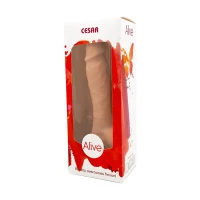 Фалоімітатор Alive Cesar Mega Realistic, діаметр 3,5 см, FutureSkin, двошаровий, найреалістичніший — Просмотреть изображение 3
