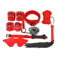 Набір для БДСМ 7в1 LY1003 Red — Переглянути зображення 1