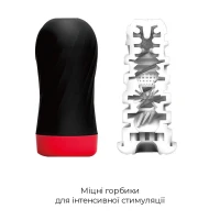 Мастурбатор Tenga Air-Tech Twist Tickle Red зі змінною тугістю обхвату, ефект глибокого мінету — Переглянути зображення 4