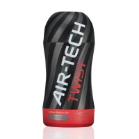 Мастурбатор Tenga Air-Tech Twist Tickle Red зі змінною тугістю обхвату, ефект глибокого мінету — Переглянути зображення 1