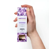 Масажна олія EXSENS Amethyst Sweet Almond (розслаблювальна, з аметистом) 100мл, натуральна — Переглянути зображення 3