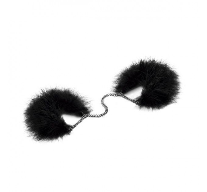 Пухнасті наручники Bijoux Indiscrets Za za zu - feahter handcuffs, пір'яні, подарункова упаковка
