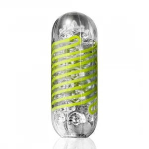 Мастурбатор Tenga Spinner 03 Shell з пружною стимулювальною спіраллю всередині