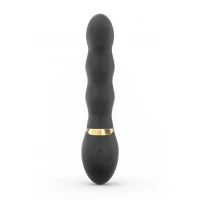 Вібратор ультрастимулювальний Dorcel Too Much Rechargeable Black, гнучкий і потужний, 3 вібромотори — Переглянути зображення 2