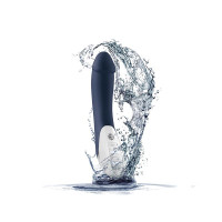 Мощный вибратор Mystim Terrific Truman Blue с двумя моторами и выраженной головкой — Просмотреть изображение 8