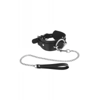 Нашийник великим кільцем та з повідцем Fetish Tentation Ring and Leash — Просмотреть изображение 2