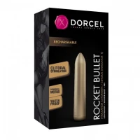 Перезаряджувана віброкуля Dorcel Rocket Bullet Gold — Просмотреть изображение 3