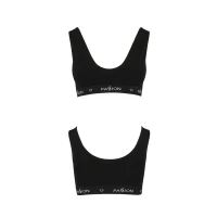 Спортивний топ з широкою гумкою Passion PS004 TOP M, black — Просмотреть изображение 5