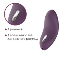 Кліторальний вібратор Svakom Echo Violet — Переглянути зображення 3
