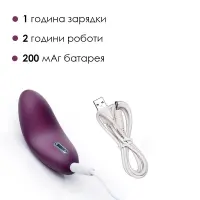 Кліторальний вібратор Svakom Echo Violet — Переглянути зображення 4