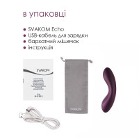 Клиторальный вибратор Svakom Echo Violet — Просмотреть изображение 7