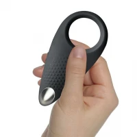 Ерекційне кільце з вібрацією Rocks Off Empower Black — Переглянути зображення 3
