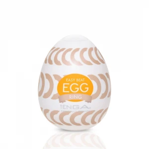 Мастурбатор-яйце Tenga Egg Ring з асиметричним рельєфом