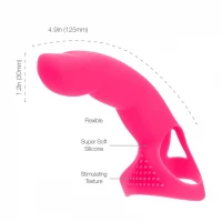 Насадка на палець Simple&amp;True Extra Touch Finger Dong Pink — Переглянути зображення 2