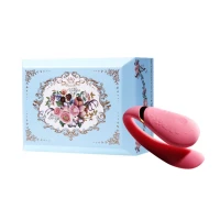 Смартвібратор для пар Zalo Fanfan set Rouge Pink, пульт ДК — Просмотреть изображение 10
