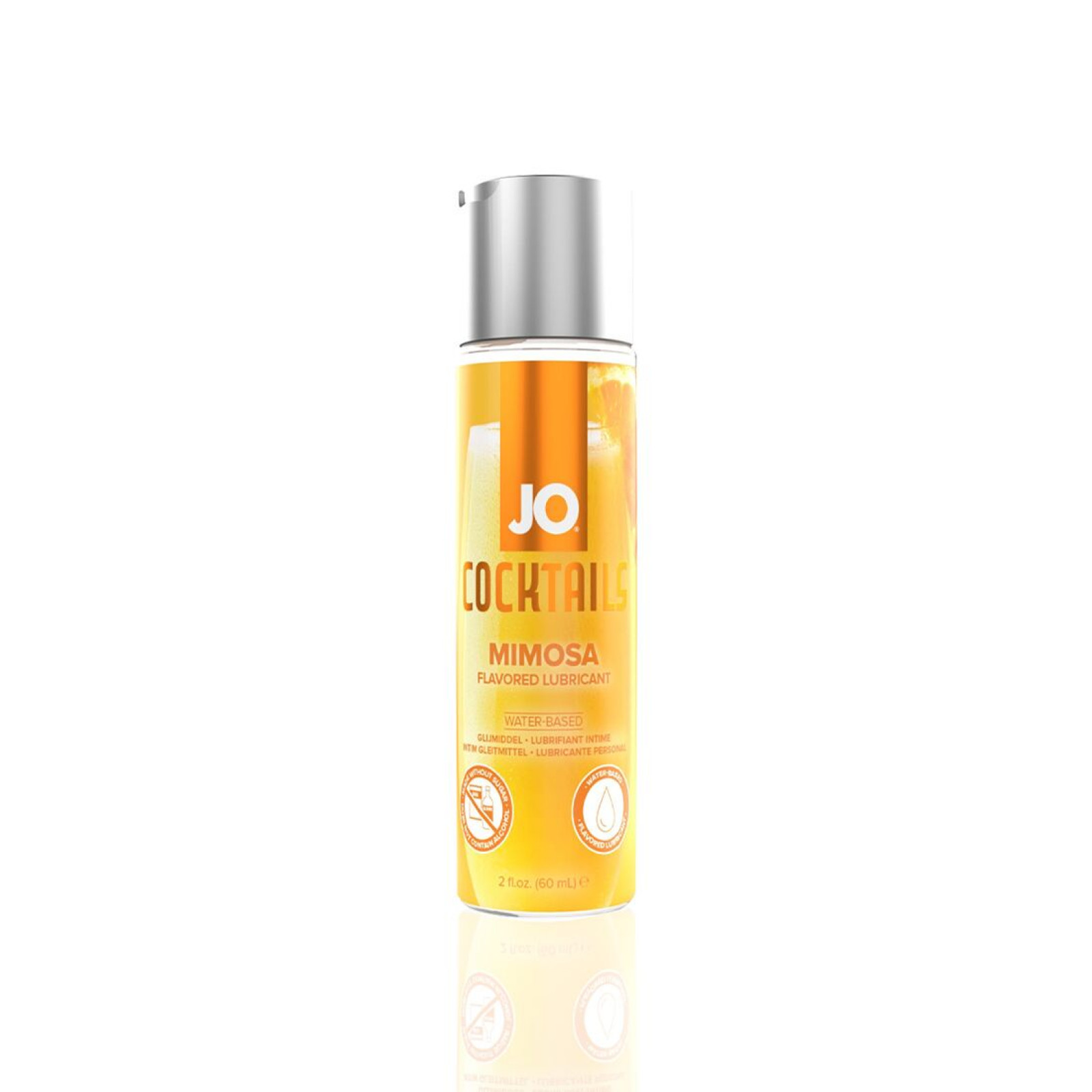 Лубрикант на водной основе JO Cocktails — Mimosa без сахара, растительный глицерин (60 мл)
