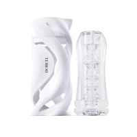 Мастурбатор Dorcel DEEP BLOW WHITE, подвійне використання — Переглянути зображення 1