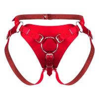 Труси для страпона Feral Feelings Strap-on Harness Red, red — Переглянути зображення 1