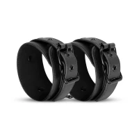 Поножі Bedroom Fantasies: Faux Leather Ankle Cuffs, чорні — Просмотреть изображение 4