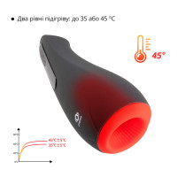 Мастурбатор Otouch AIRTURN 1, 7 режимов вибрации, 2 уровня подогрева, счетчик фрикций — Просмотреть изображение 7