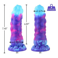 Фалоімітатор для секс-машин Hismith 7.48″ Silicone Dildo HSA138 Monster Series, система KlicLok
