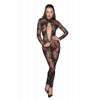 Сітчастий бодістокінг Noir Handmade F237 Long tulle overall, XL — Переглянути зображення 1