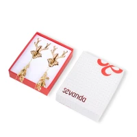 Затискачі для сосків LOCKINK SEVANDA Stag Adjustable Nipple Clamps, золотисті, зі знімними підвісками — Переглянути зображення 7