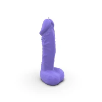 Свічка у вигляді члена Pure Bliss MINI Violet 15 см — Переглянути зображення 3