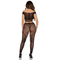 Комплект Leg Avenue Off Shoulder Crop Top and Legging One Size — Переглянути зображення 4