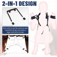 БДСМ-набір LOCKINK YEAHWOW Bed Restraint set — Переглянути зображення 2