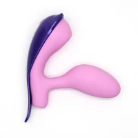 Смарт-віброяйце зі стимуляцією клітора KISSTOY Viosecret Pro, реагує на стискання, пояс для кріплення — Переглянути зображення 3