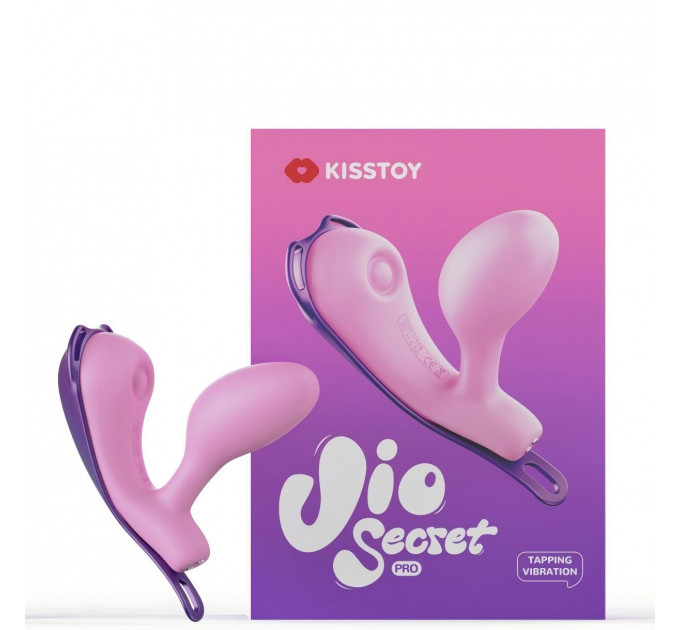 Віброяйце під одяг KISSTOY Viosecret Pro, з пульсацією для клітора, трусики-стрепи в комплекті