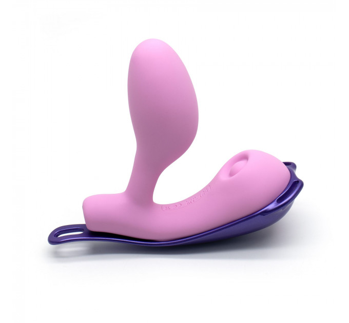 Віброяйце під одяг KISSTOY Viosecret Pro, з пульсацією для клітора, трусики-стрепи в комплекті