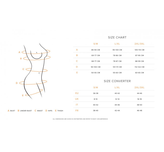 Комплект Obsessive Matildea 2-pcs crotchless set 2XL/3XL