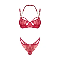 Комплект Obsessive Matildea 2-pcs crotchless set 2XL/3XL — Просмотреть изображение 2