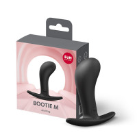 Анальна пробка Fun Factory BOOTIE M Black, діаметр 3,3 см, тонкий обмежувач — Переглянути зображення 3