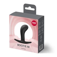 Анальна пробка Fun Factory BOOTIE M Black, діаметр 3,3 см, тонкий обмежувач — Переглянути зображення 4
