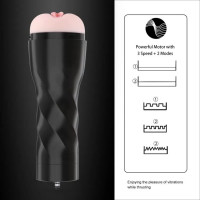 Мастурбатор с вибрацией Hismith Male Masturbation Cup,совместим с секс-машинами бренда — Просмотреть изображение 5