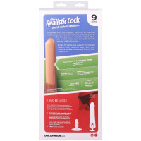 Фалоімітатор Doc Johnson The Realistic Cock ULTRASKYN - 9 Inch with Balls Caramel — Переглянути зображення 11