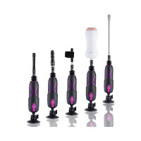 Набор адаптеров для секс-машин Hismith Luxury Kit - KlicLok System Set (повреждена упаковка!!!)