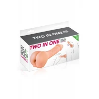 Насадка на член — мастурбатор 2в1 Real Body — Two In One — Переглянути зображення 3