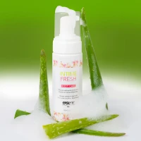 Піна для інтимної гігієни EXSENS Intime Fresh 150 мл, екстракт троянди і алое вера, натуральна — Переглянути зображення 8