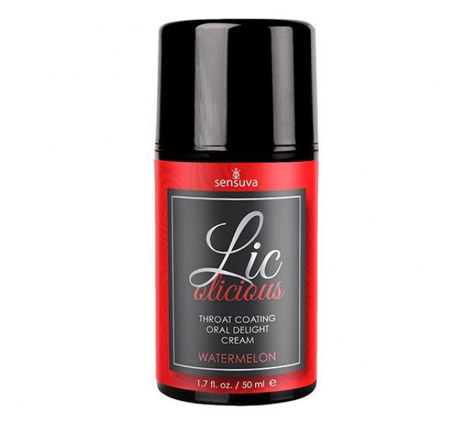 Гель для мінету Sensuva Lic-o-licious Watermelon (50 мл), оліїстий, без цукру
