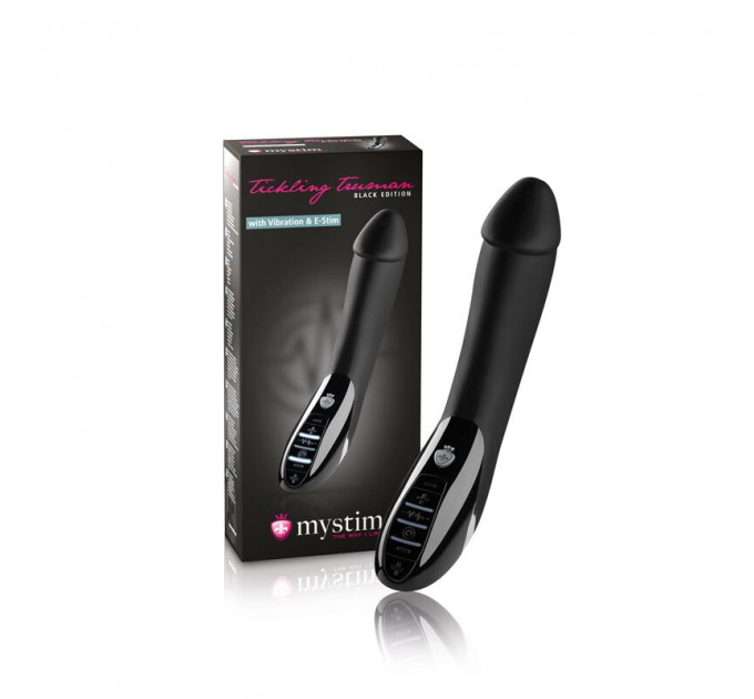 Вібратор з електростимуляцією Mystim Tickling Truman eStim Black, міостимулятор